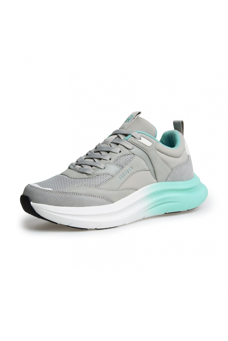 Wedge Sport Sneaker mit Dip-Dye-Sohle gray