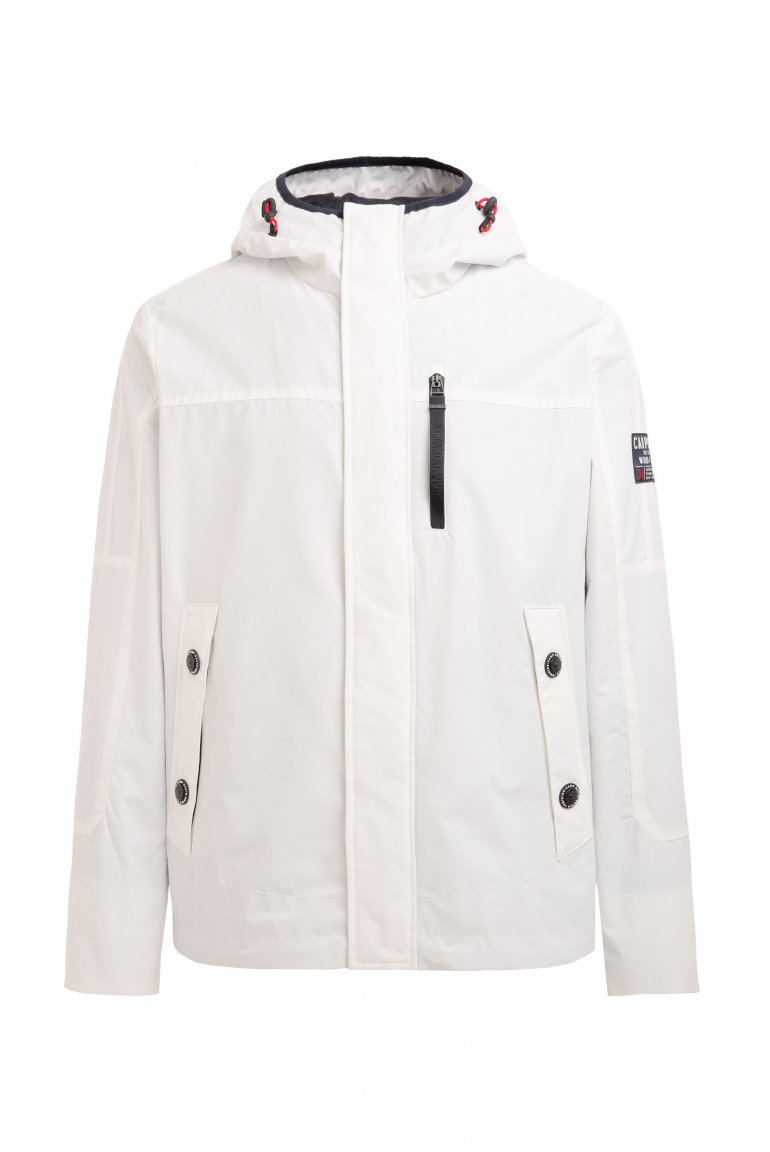 Wind- und Wetterjacke mit Kapuze ivory
