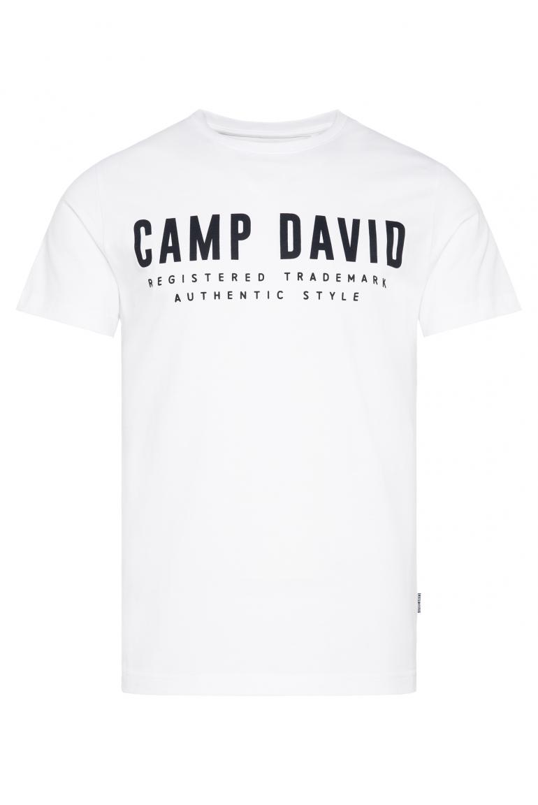 CAMP DAVID & SOCCX | Basic Logo T-Shirt opticwhite