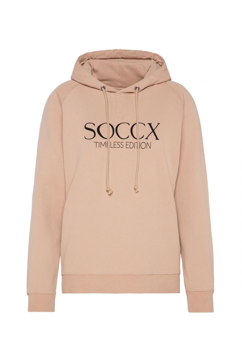 - Print DAVID CAMP Classic mit camel & SOCCX cool Kapuzensweatshirt Logo