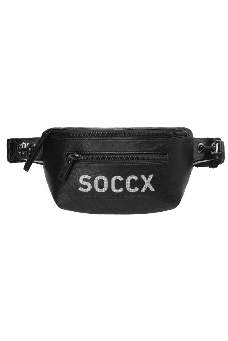 CAMP DAVID & SOCCX | Gürteltasche mit Logo-Details black