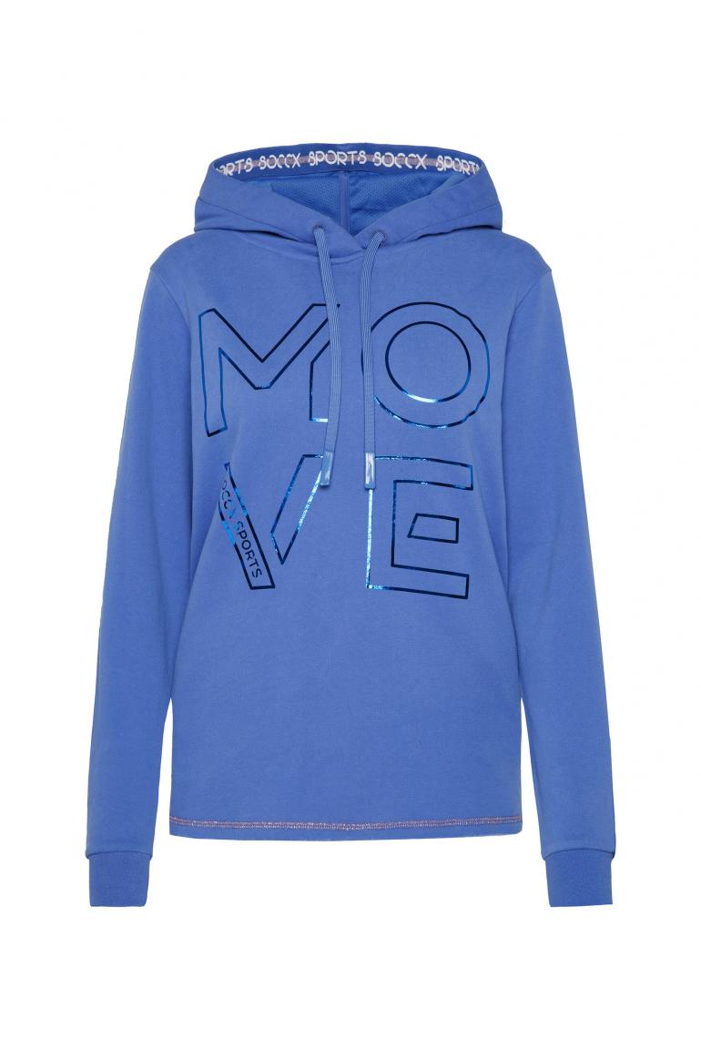 internal Beginner Nervous breakdown Hoodie mit Logo Tape und Folienprint sporty blue - CAMP DAVID & SOCCX internal Beginner Nervous breakdown Hoodie mit Logo Tape und Folienprint sporty blue - CAMP DAVID & SOCCX