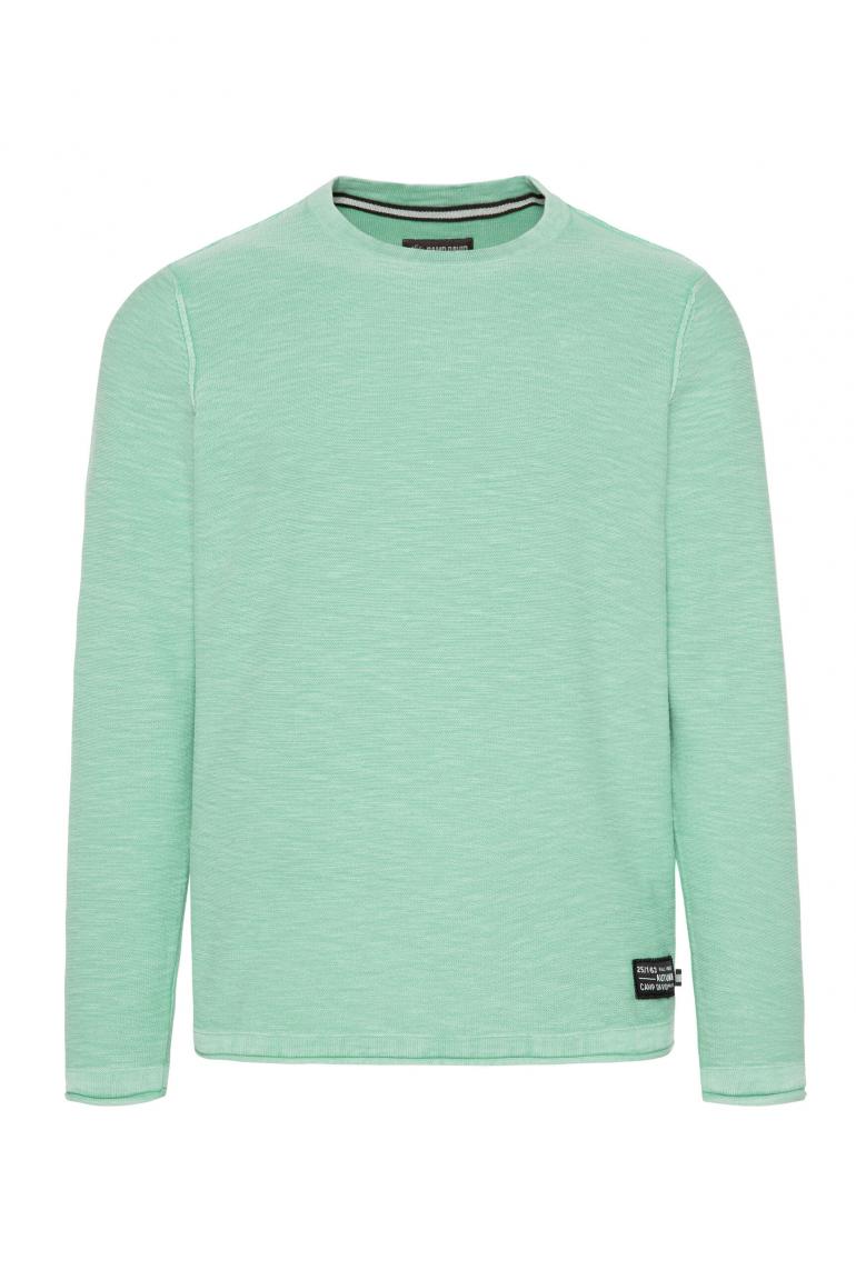 CAMP DAVID & SOCCX | Pullover mit Used-Optik sea green