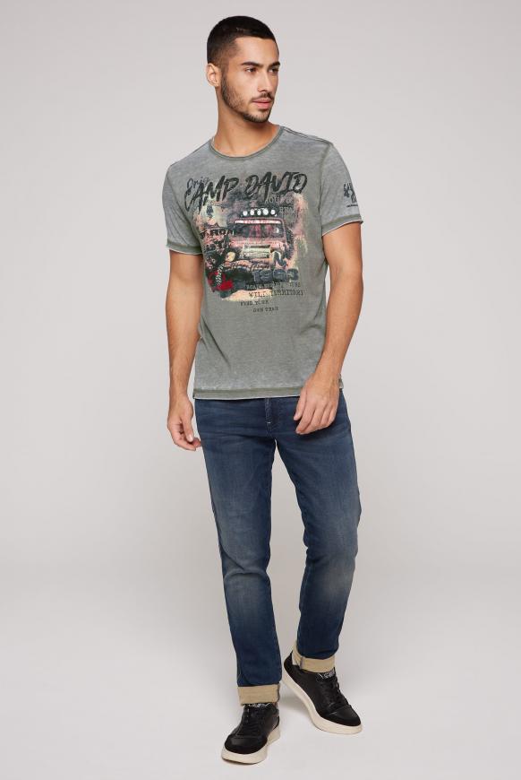Ausbrenner-Shirt mit Photoprint