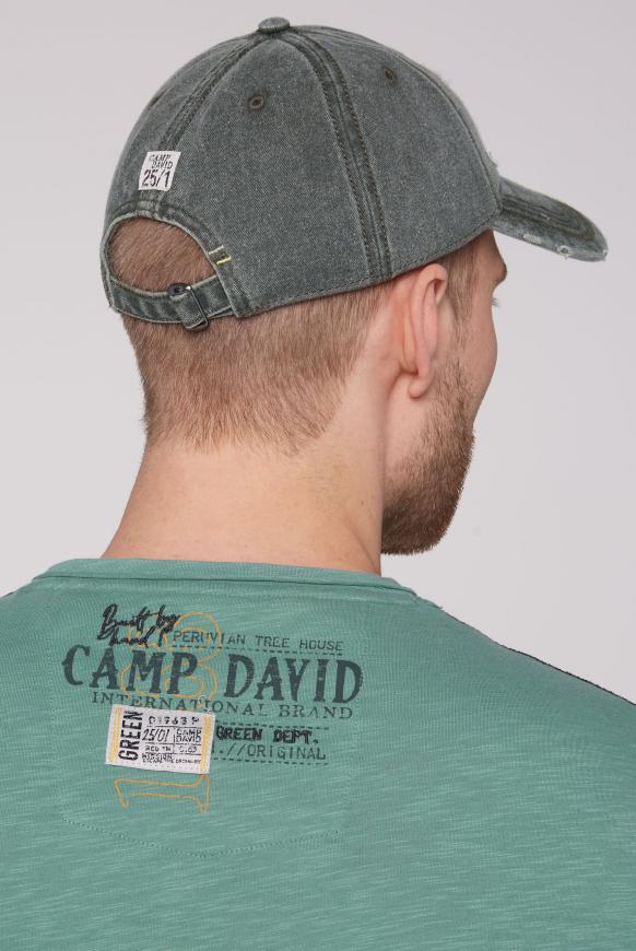 Base Cap Stone Washed mit Logo Patch