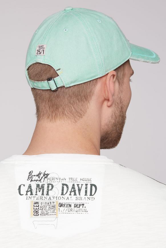 Base Cap Stone Washed mit Logo Patch