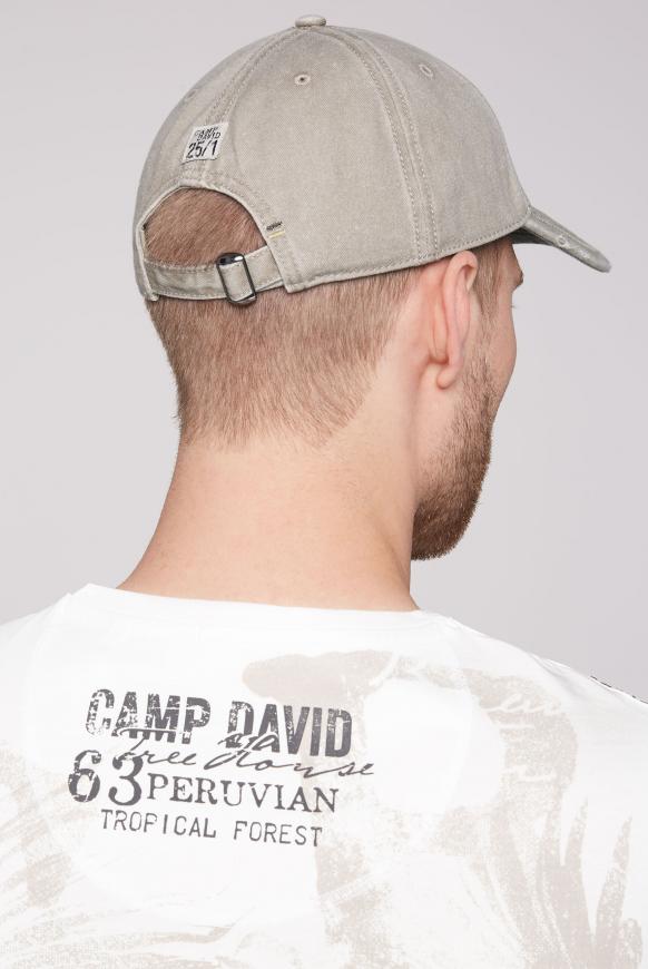 Base Cap Stone Washed mit Logo Patch