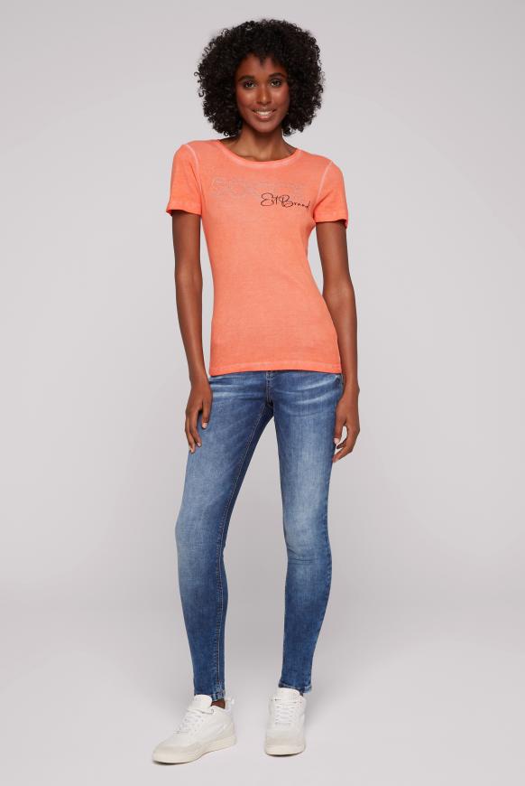Basic T-Shirt mit Logo Artwork