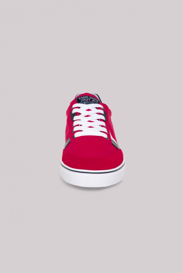 Canvas Sneaker mit Logo Print