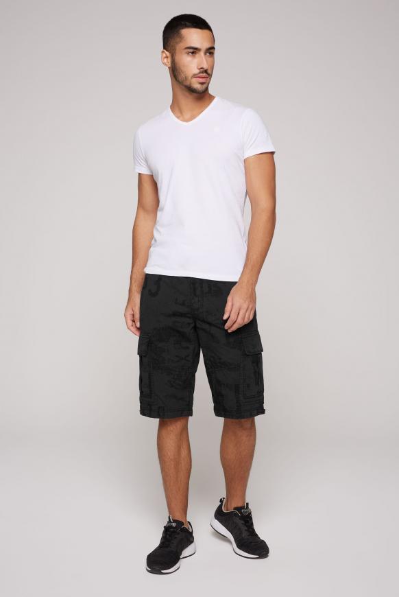 Cargo Shorts mit All Over Print
