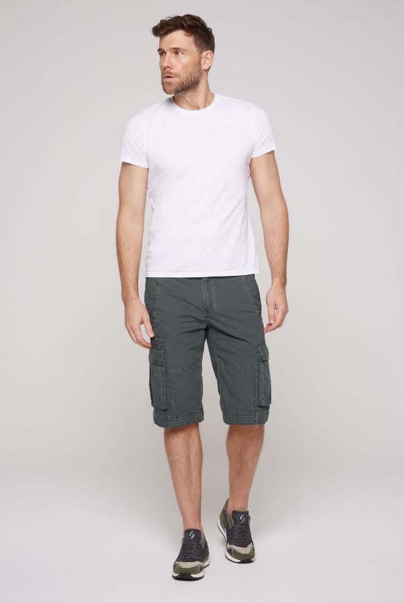 Cargo Shorts mit Beintaschen und Tapes