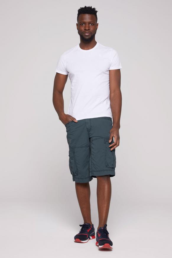 Cargo Shorts mit Tapes und Label Prints