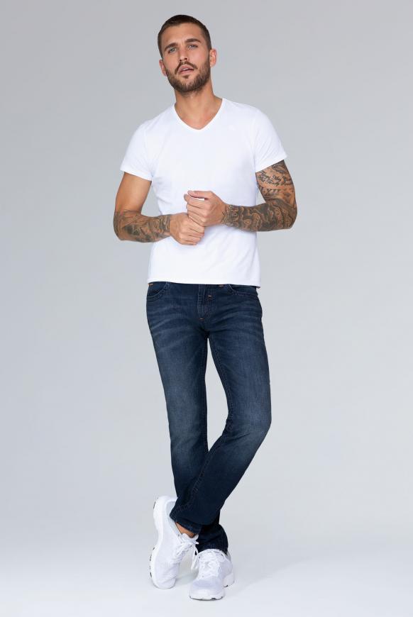 Denim NI:CO mit tonigen Nähten Regular Fit