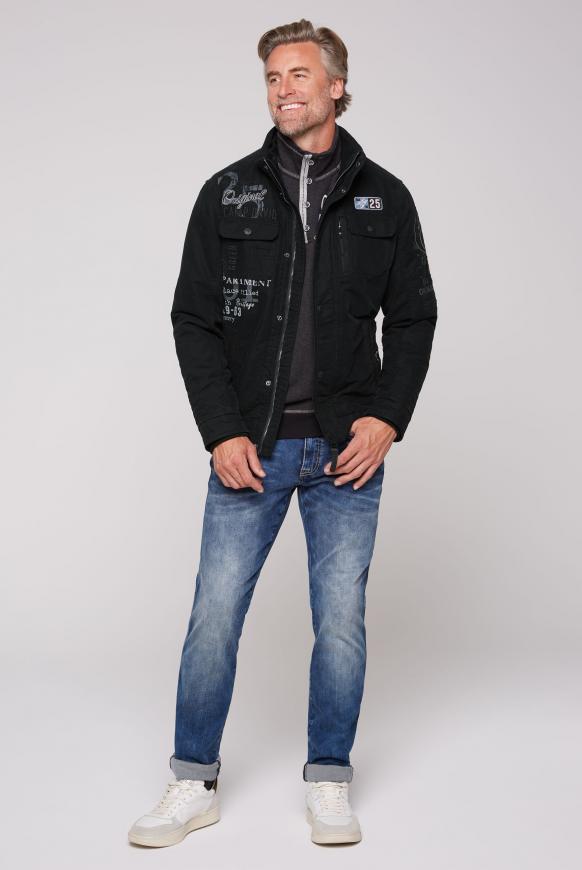 Fieldjacket wattiert mit Ärmel-Artwork
