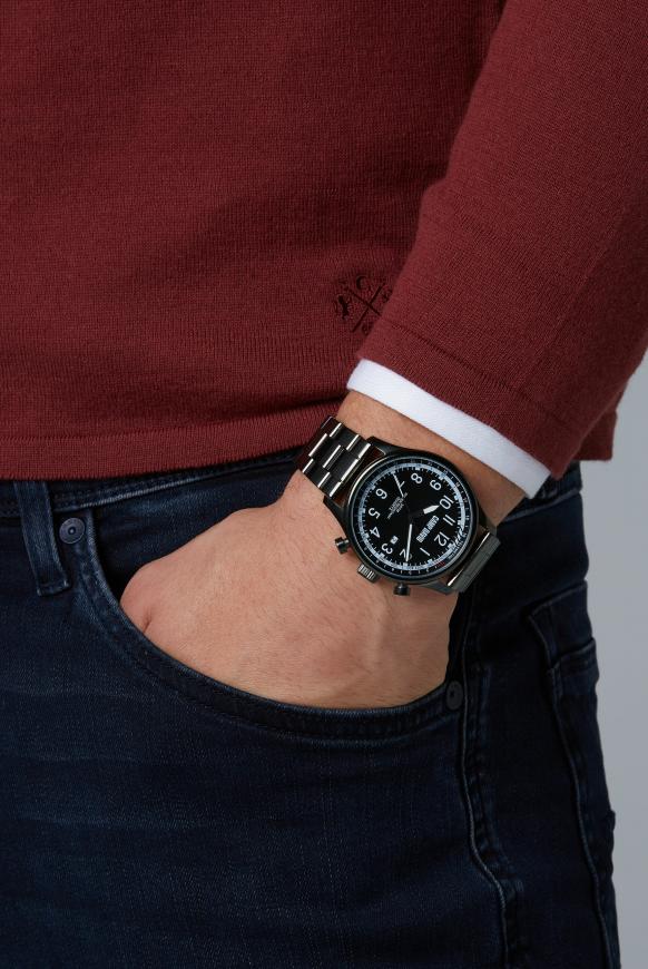 Herrenuhr mit Edelstahlarmband