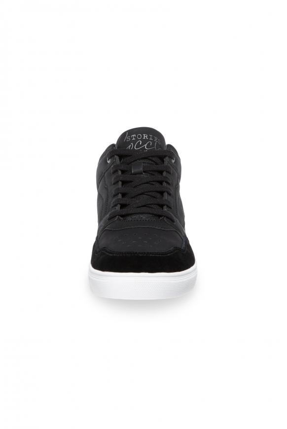 High Top Sneaker mit Logo und Glitzer-Details