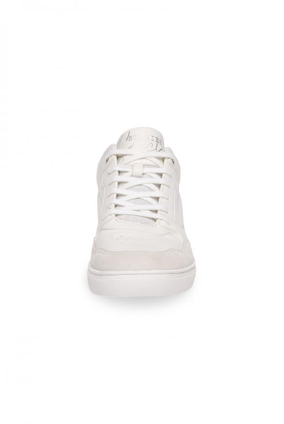 High Top Sneaker mit Logo und Glitzer-Details