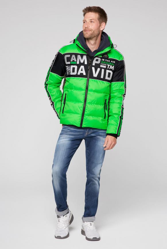 Jacke im Ski-Design mit Logo Artwork