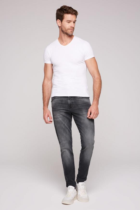 Jeans MA:X mit Used-Optik