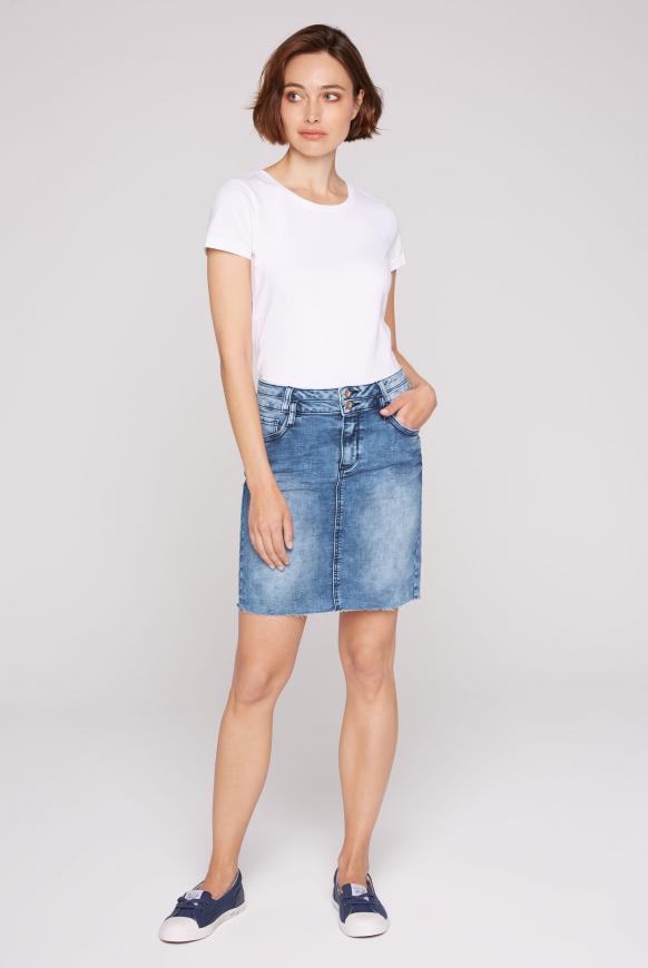 Jeansrock SO:FIA aus Sweatmaterial