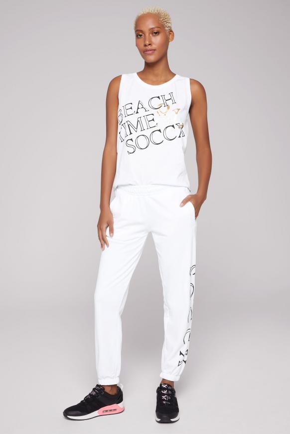Jogginghose mit Logo Print