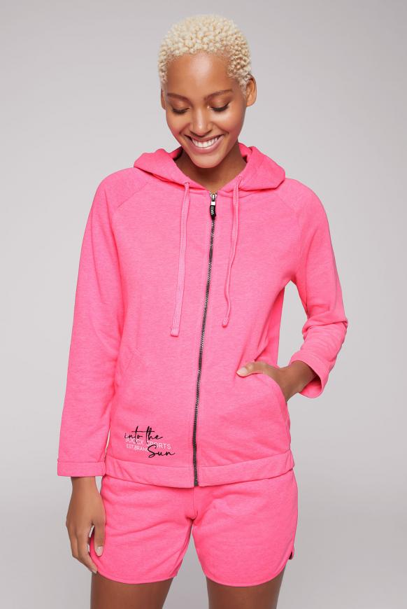 Kapuzensweatjacke mit Rücken-Artwork