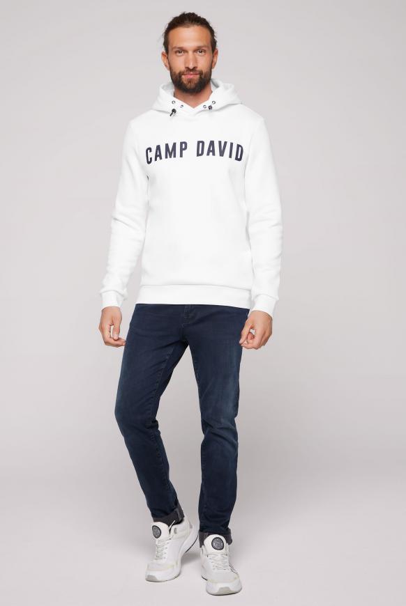 Kapuzensweatshirt mit Logo Rubber Print
