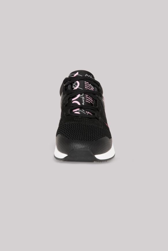 Keil-Sneaker im Strick-Design