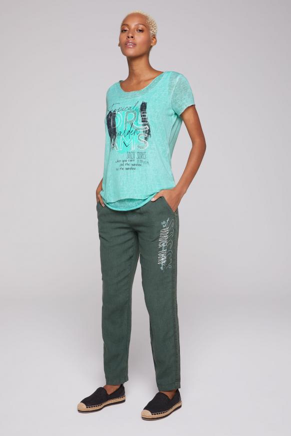 Layering-Shirt mit Glitter Print