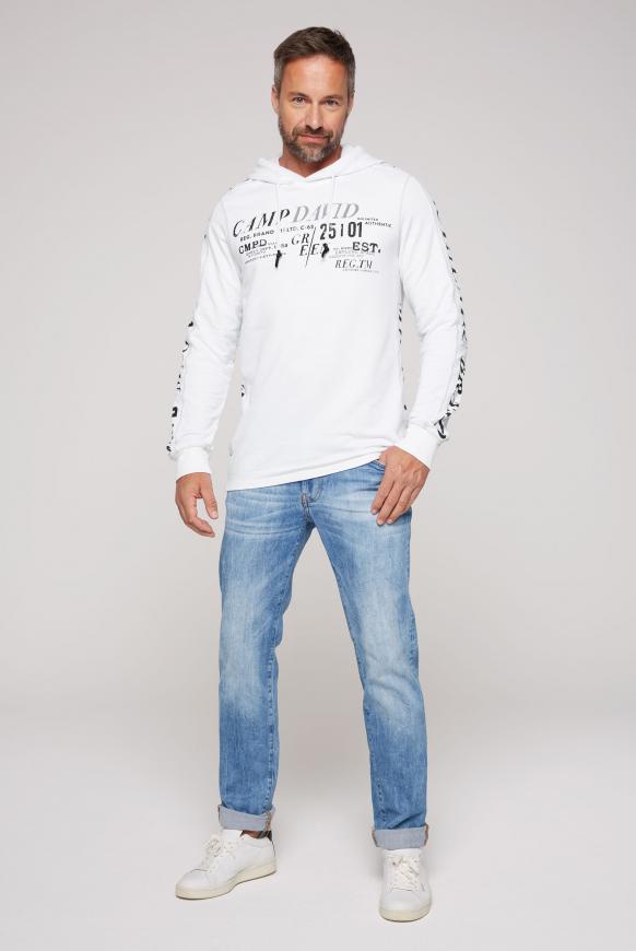 Leichter Hoodie mit vielen Logo Prints