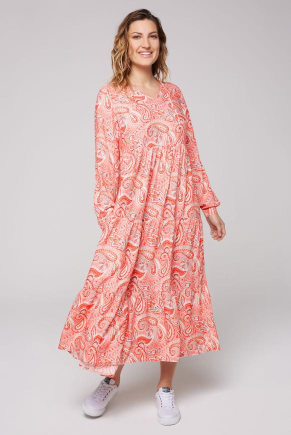 Maxikleid mit Paisley-Muster