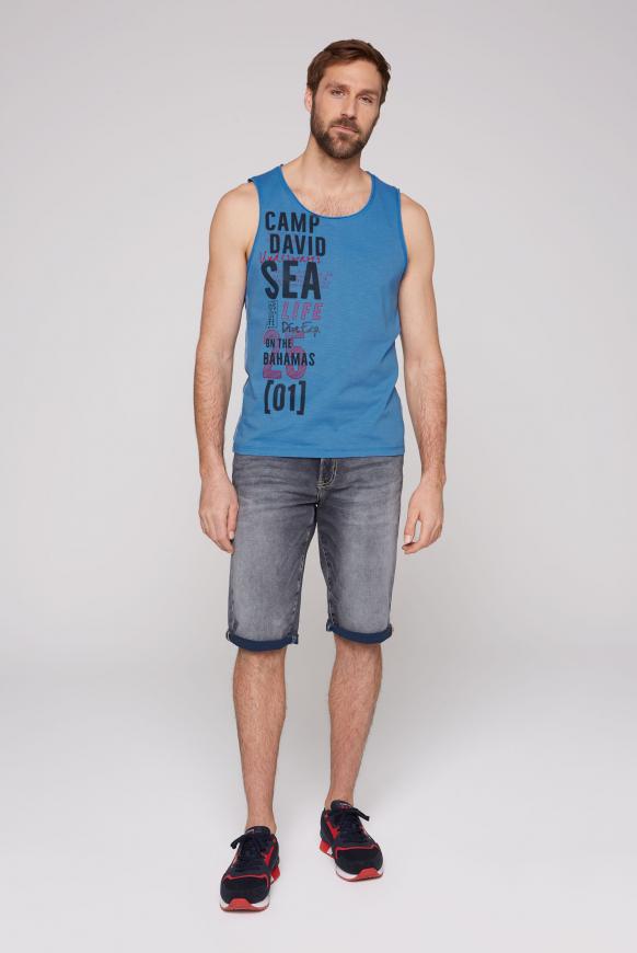 Muskelshirt mit Logo-Artwork