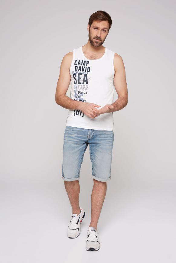 Muskelshirt mit Logo-Artwork