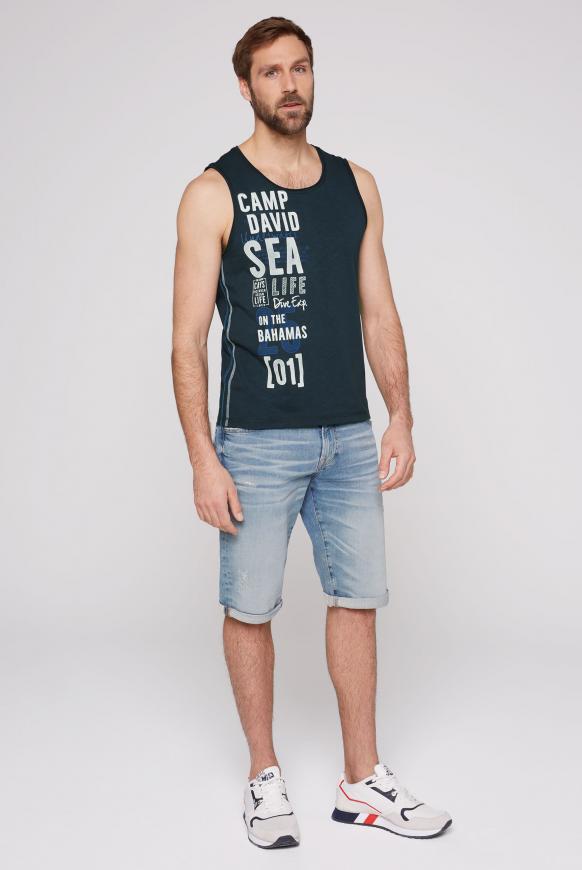 Muskelshirt mit Logo-Artwork