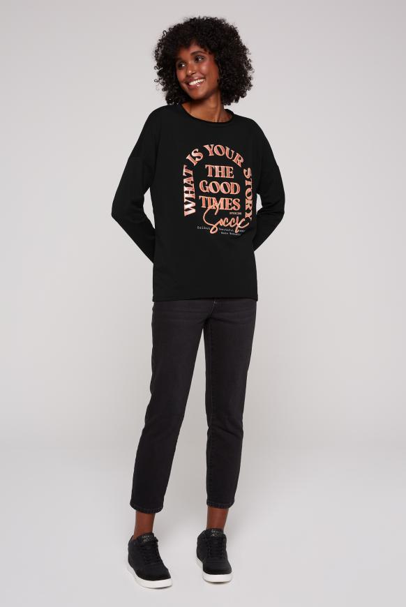 Oversized Sweatshirt mit Artwork
