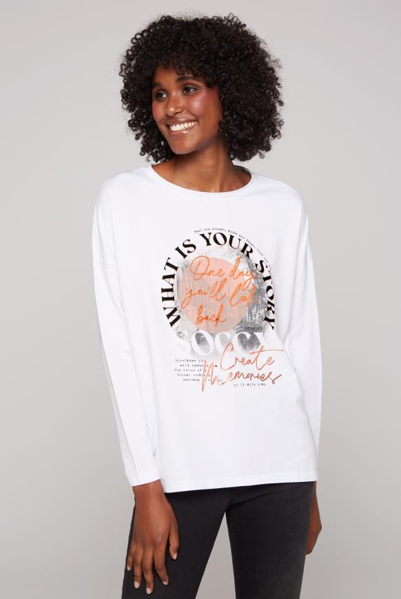Oversized Sweatshirt mit Artwork
