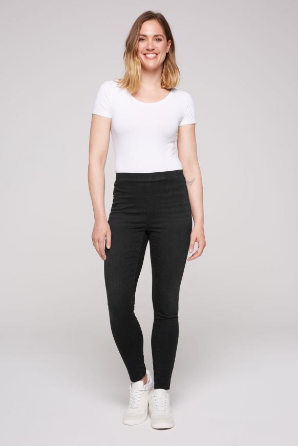 P:IA Jeggings mit Used-Waschung