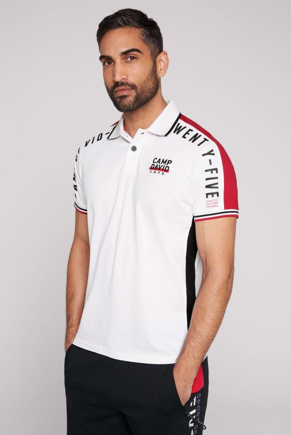 Pikee-Polo mit Colour-Blocking
