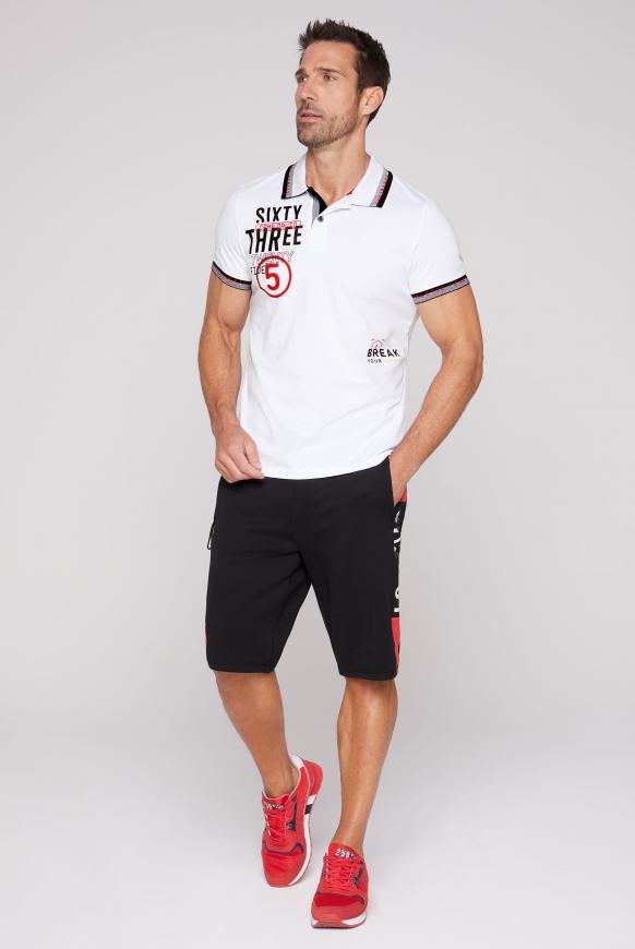 Poloshirt mit Two-Tone-Details
