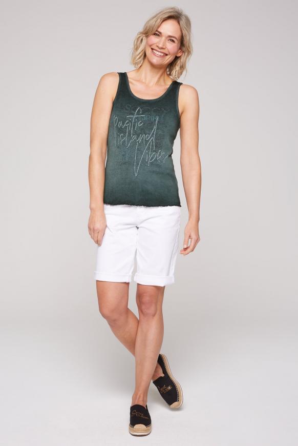 Ripptop mit Caviar-Print