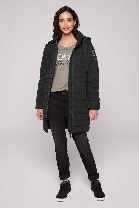 Shaped Parka mit abtrennbarer Kapuze