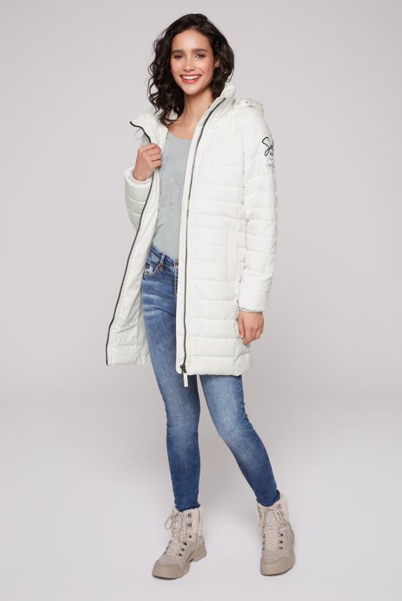 Kapuze ivory SOCCX CAMP mit | Shaped & DAVID Parka abtrennbarer