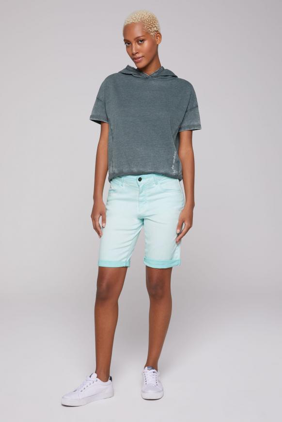 Shorts mit Turn-Up-Saum