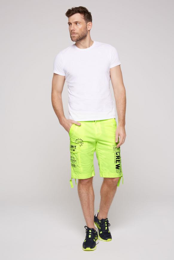 Skater Shorts mit Label-Applikationen