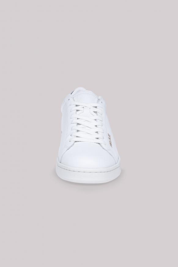 Sneaker aus Leder mit Logo Prints