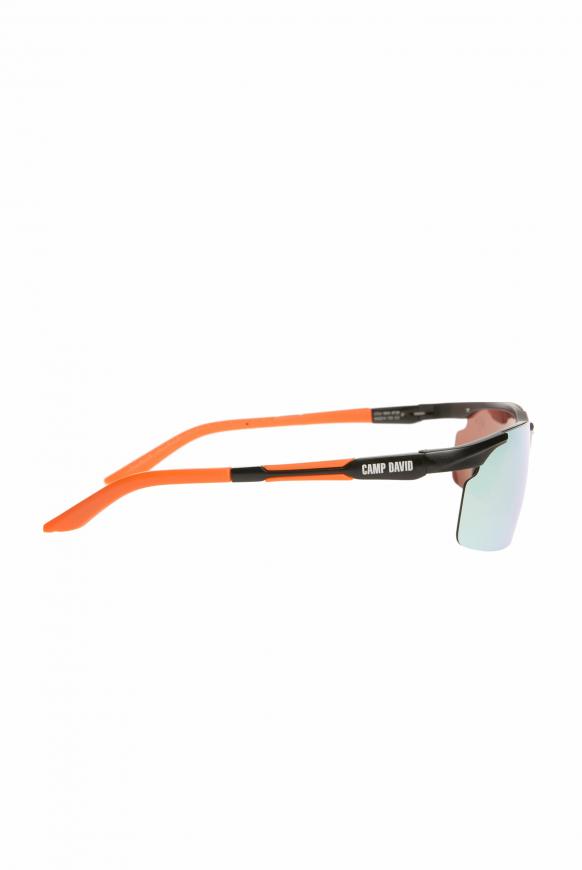Sportstyle Sonnenbrille black polarisiert & CAMP orange | / mirror SOCCX / DAVID