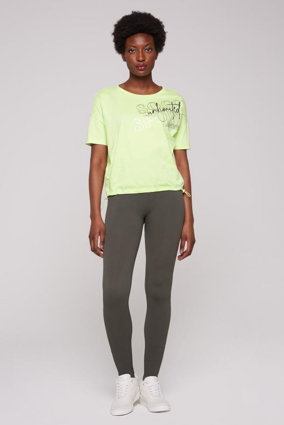 Sporttights Seamless mit Rippstruktur