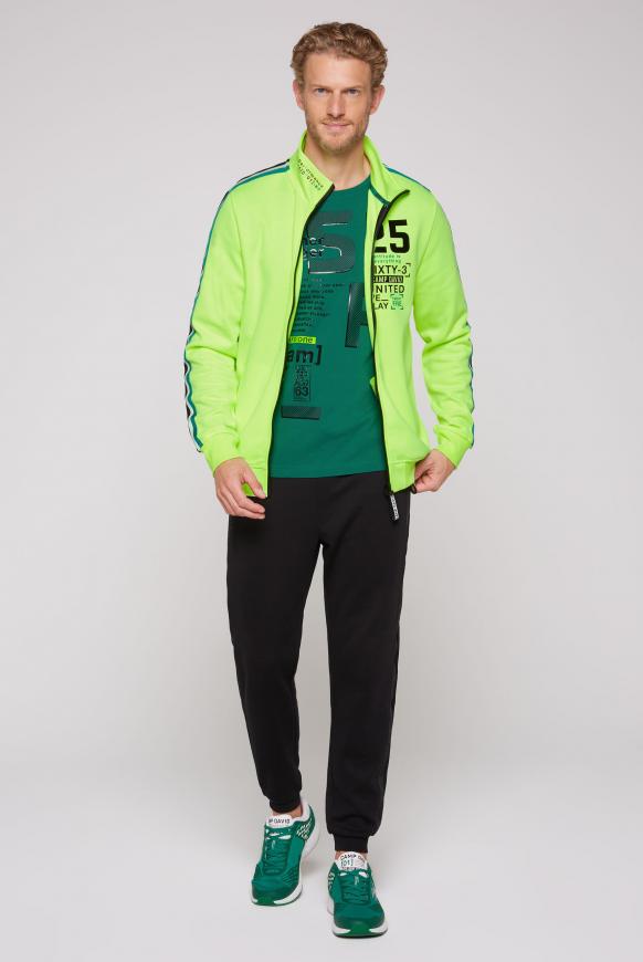 Sweatjacke mit 3D-Gel-Artworks