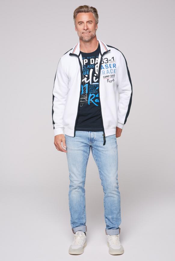 Sweatjacke mit Rücken-Artwork