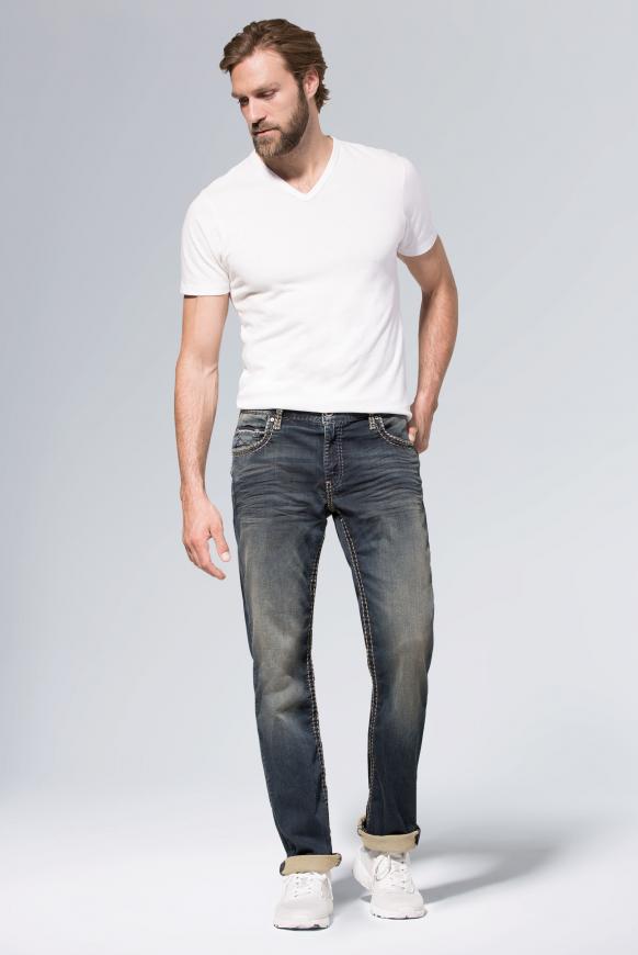 Sweatmaterial im Denim Look Jeans CO:NO